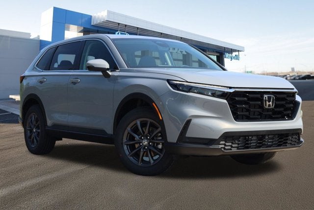 2026 Honda CR-V EX-L AWD in Urban Gray Pearl — front three-quarter view