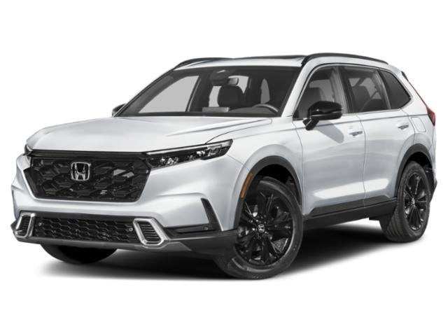 2024 Honda CR-V Hybrid Sport Touring in Platinum White Pearl — front three-quarter view