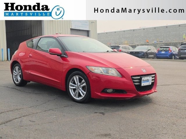 2011 Honda CR-Z EX in Milano Red — front three-quarter view