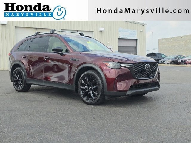 2025 Mazda Mazda CX-90 3.3 Turbo Premium in Artisan Red Premium — front three-quarter view