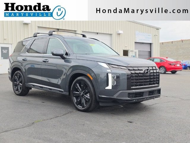 2023 Hyundai Palisade XRT in Steel Graphite — front three-quarter view