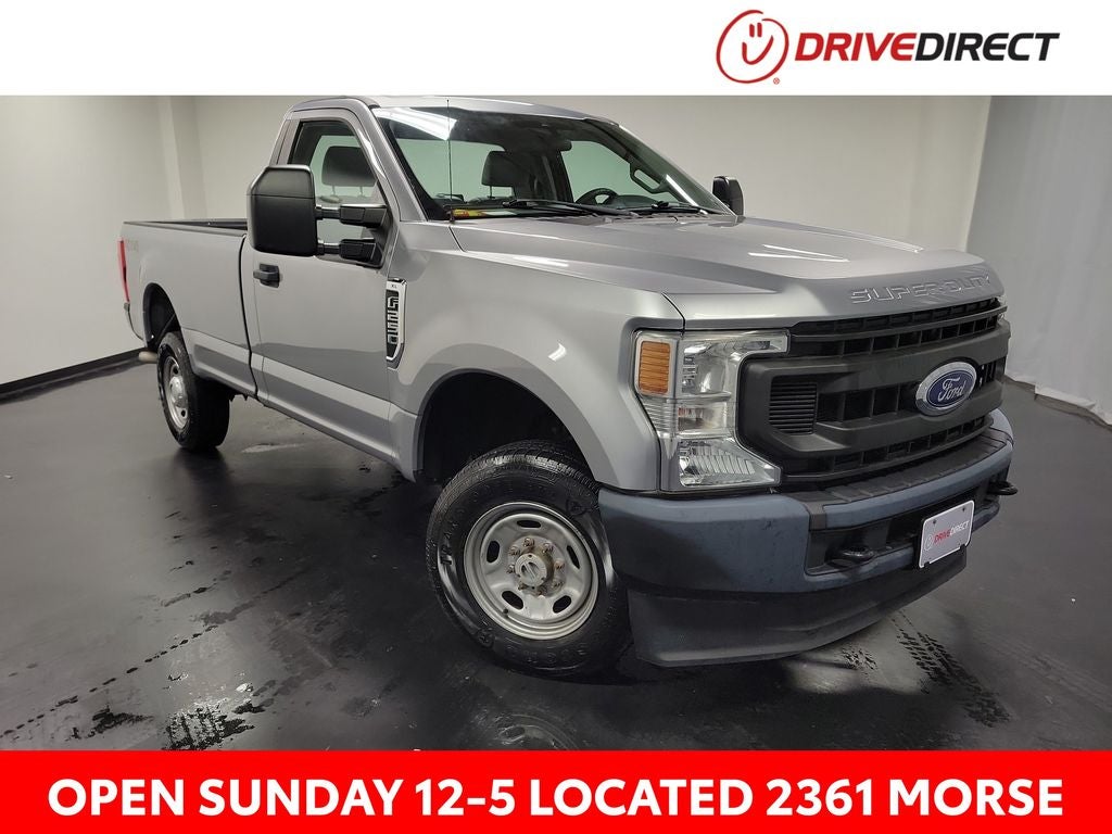 2020 Ford F-250SD XL in Silver Metallic — front three-quarter view