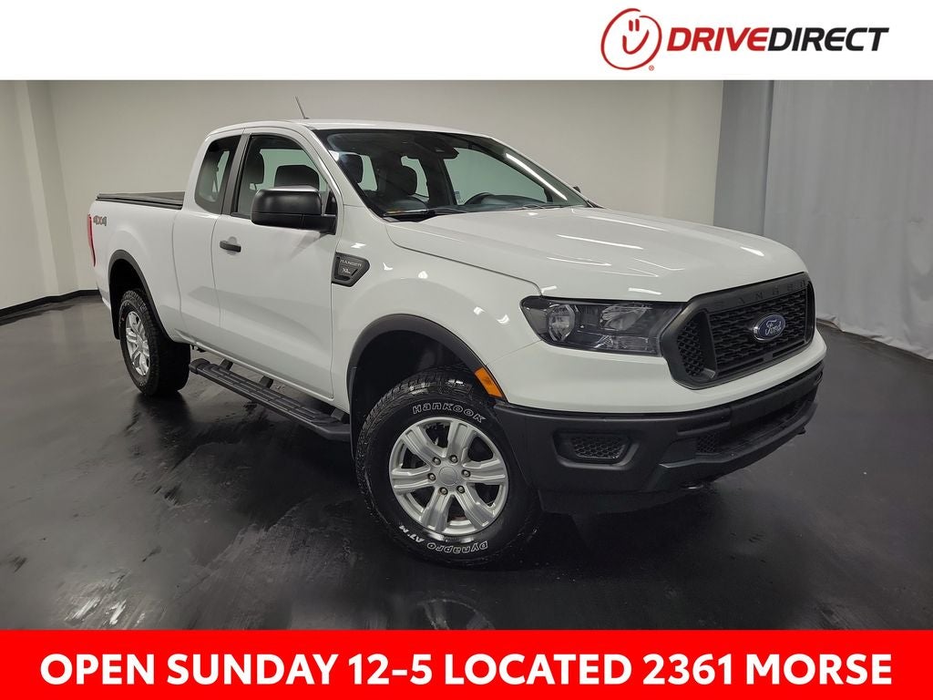 2022 Ford Ranger XL in Oxford White — front three-quarter view