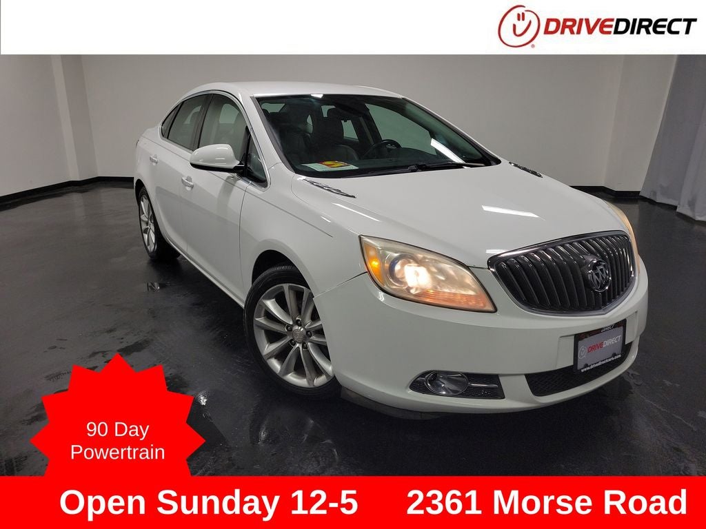 2013 Buick Verano Base in Summit White — front three-quarter view
