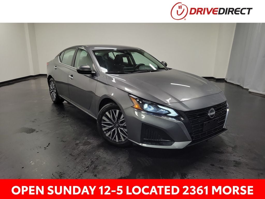 2025 Nissan Altima 2.5 SV in Gun Metallic — front three-quarter view