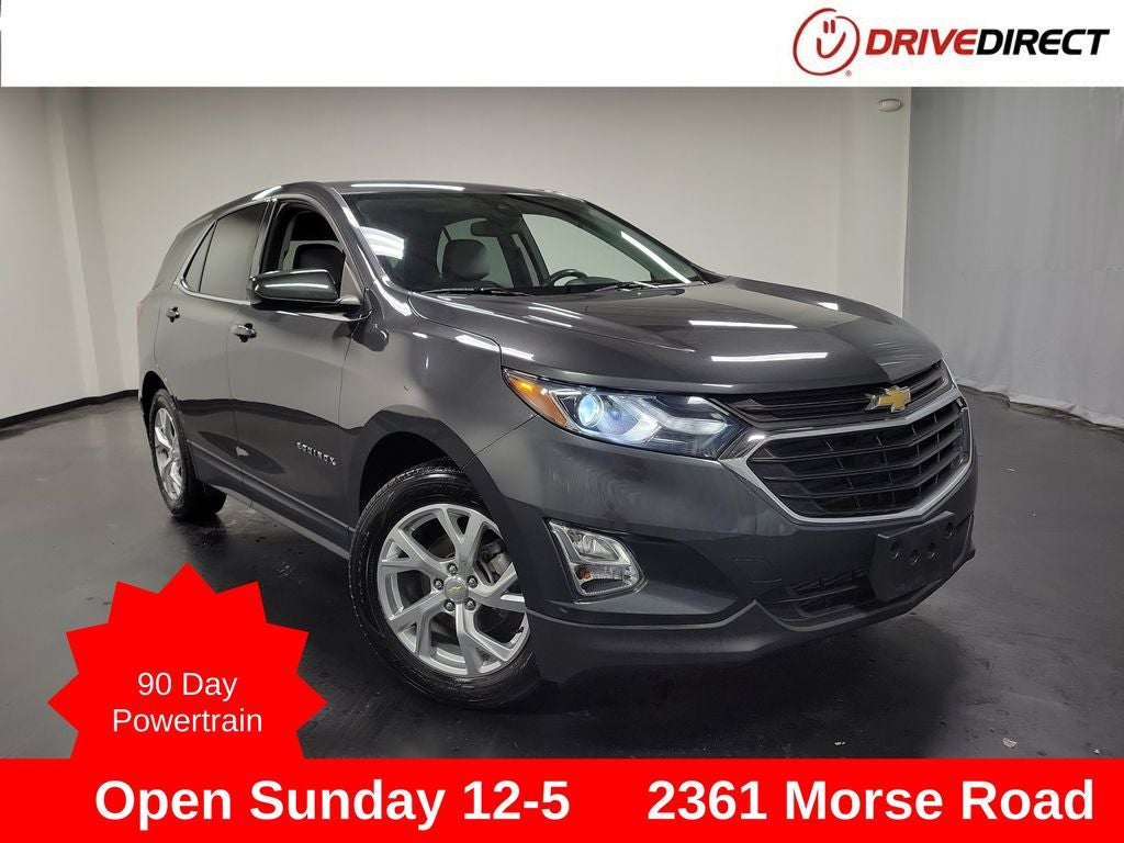 2020 Chevrolet Equinox LT in Nightfall Gray Metallic — front three-quarter view