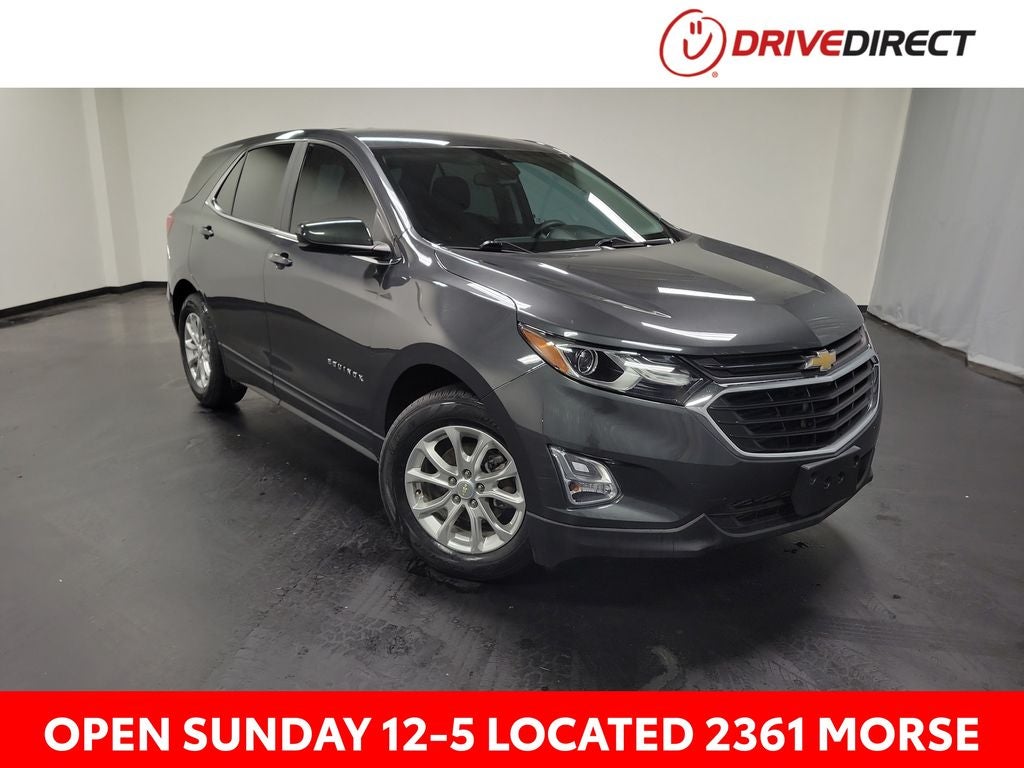 2021 Chevrolet Equinox LT in Nightfall Gray Metallic — front three-quarter view
