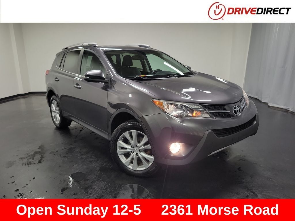2015 Toyota RAV4 Limited in Magnetic Gray Metallic — front three-quarter view