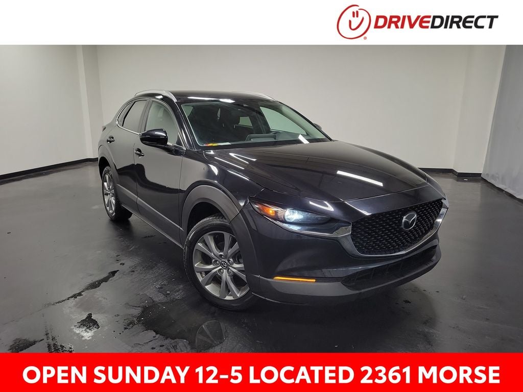 2023 Mazda Mazda CX-30 2.5 S Preferred Package in Jet Black Mica — front three-quarter view