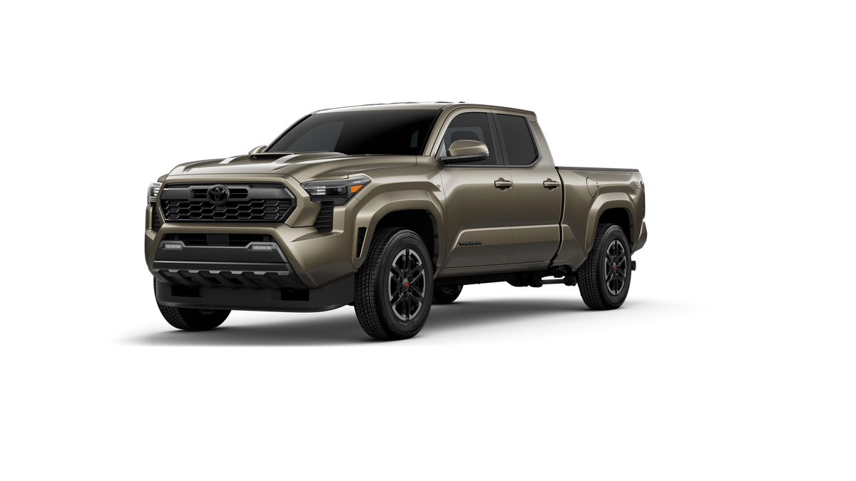 2026 Toyota Tacoma TRD Sport in Bronze Oxide — front three-quarter view