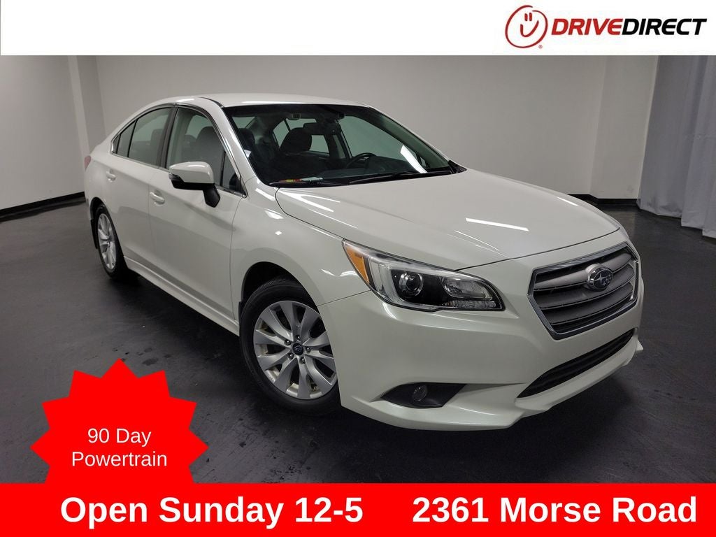 2016 Subaru Legacy 2.5i Premium in Crystal White Pearl — front three-quarter view