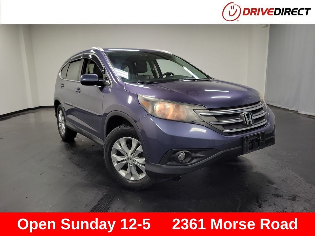 2014 Honda CR-V EX-L in Polished Metal Metallic — front three-quarter view