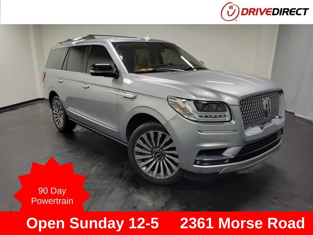 2020 Lincoln Navigator Reserve in Radiance — front three-quarter view