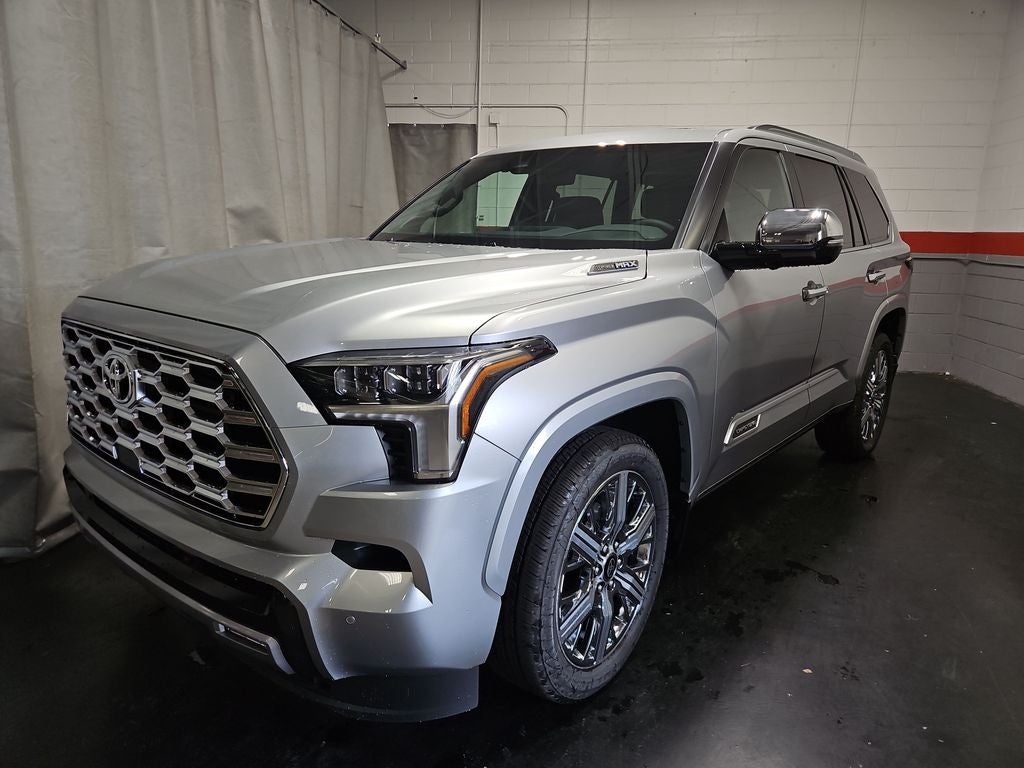 2026 Toyota Sequoia — rear three-quarter view