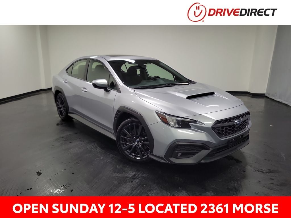 2024 Subaru WRX Premium in Ice Silver Metallic — front three-quarter view