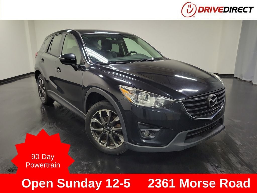 2016 Mazda Mazda CX-5 Grand Touring in Jet Black Mica — front three-quarter view