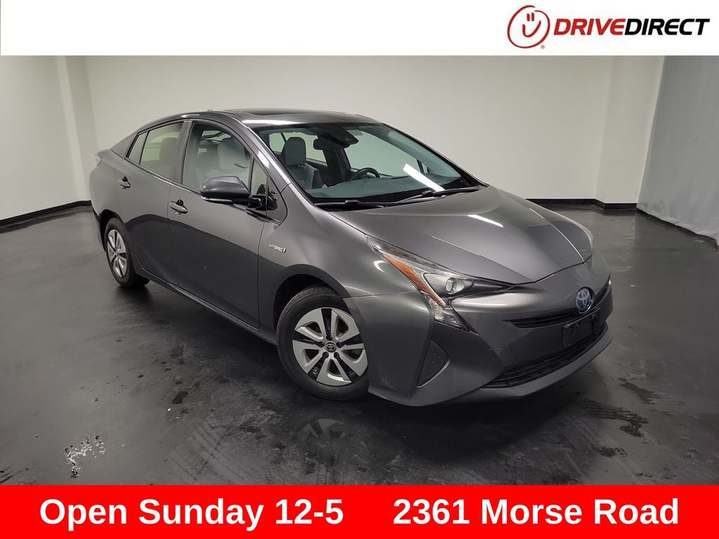 2017 Toyota Prius Four in Magnetic Gray Metallic — front three-quarter view