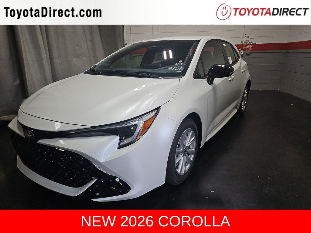2026 Toyota Corolla Hatchback — rear three-quarter view