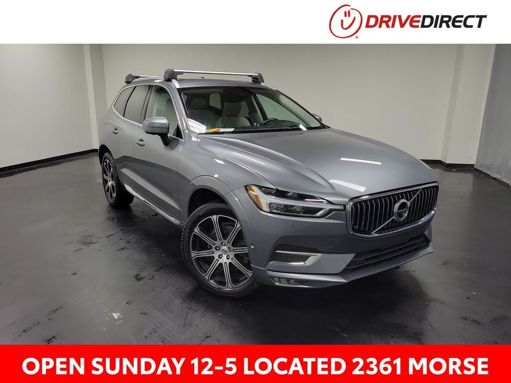 2021 Volvo XC60 T6 Inscription in Osmium Gray Metallic — front three-quarter view